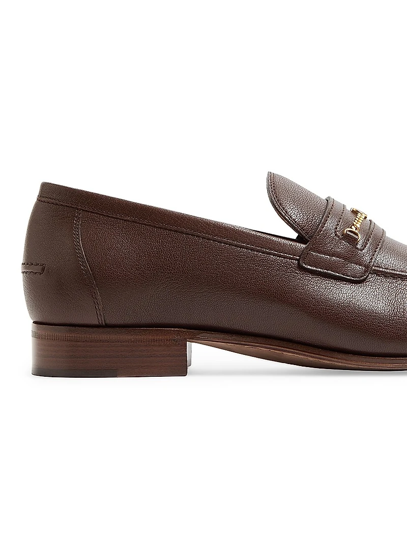 VLogo Signature Kidskin Moccasin Loafers