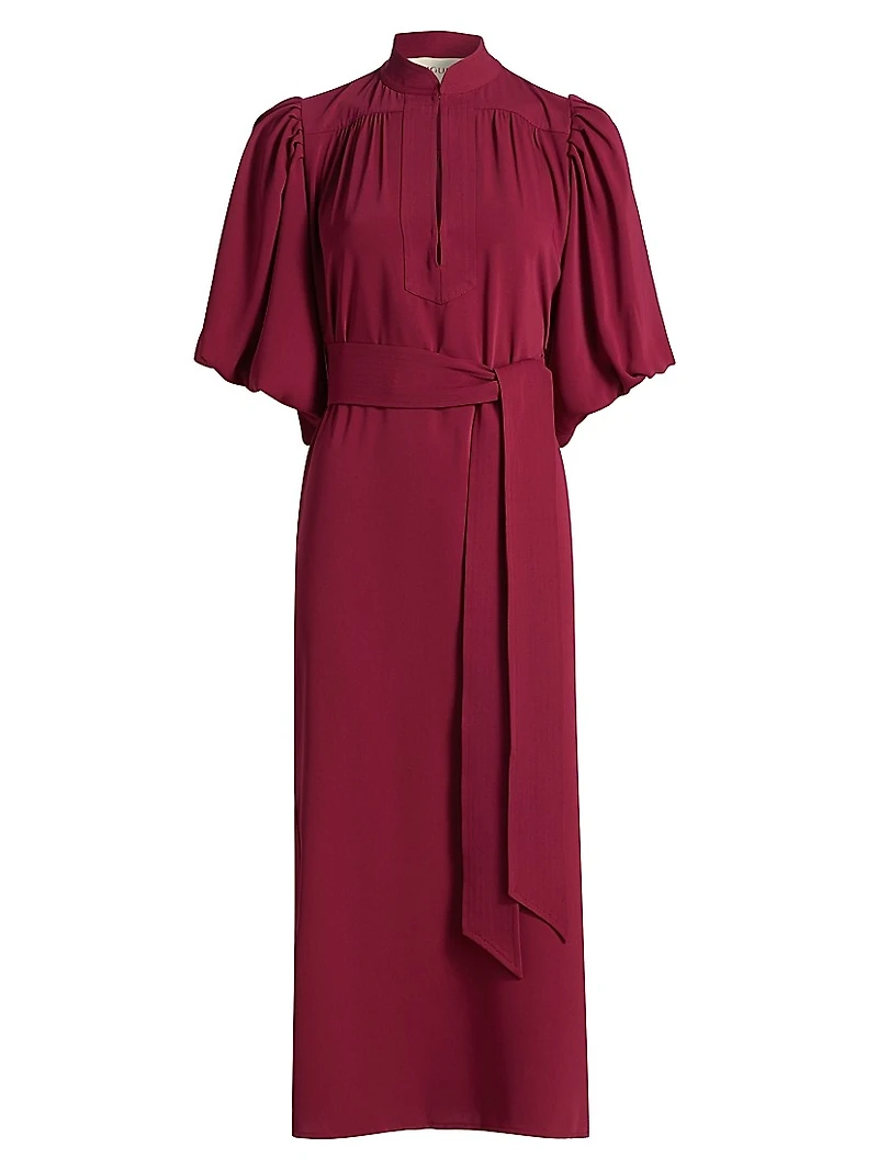 Dani Tie-Waist Midi-Dress