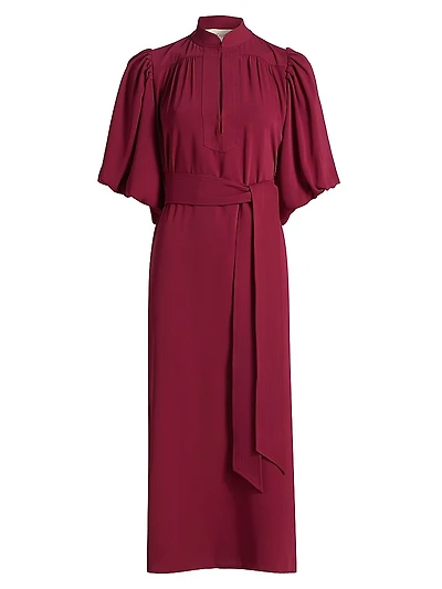 Dani Tie-Waist Midi-Dress