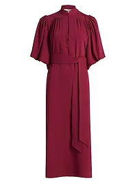 Dani Tie-Waist Midi-Dress