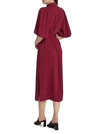 Dani Tie-Waist Midi-Dress