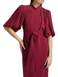 Dani Tie-Waist Midi-Dress