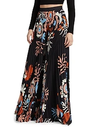 Adrienne Floral Pleated Palazzo Pants