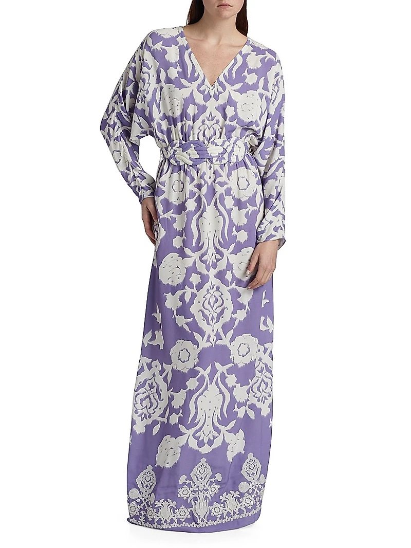 Calico Printed Maxi Dress