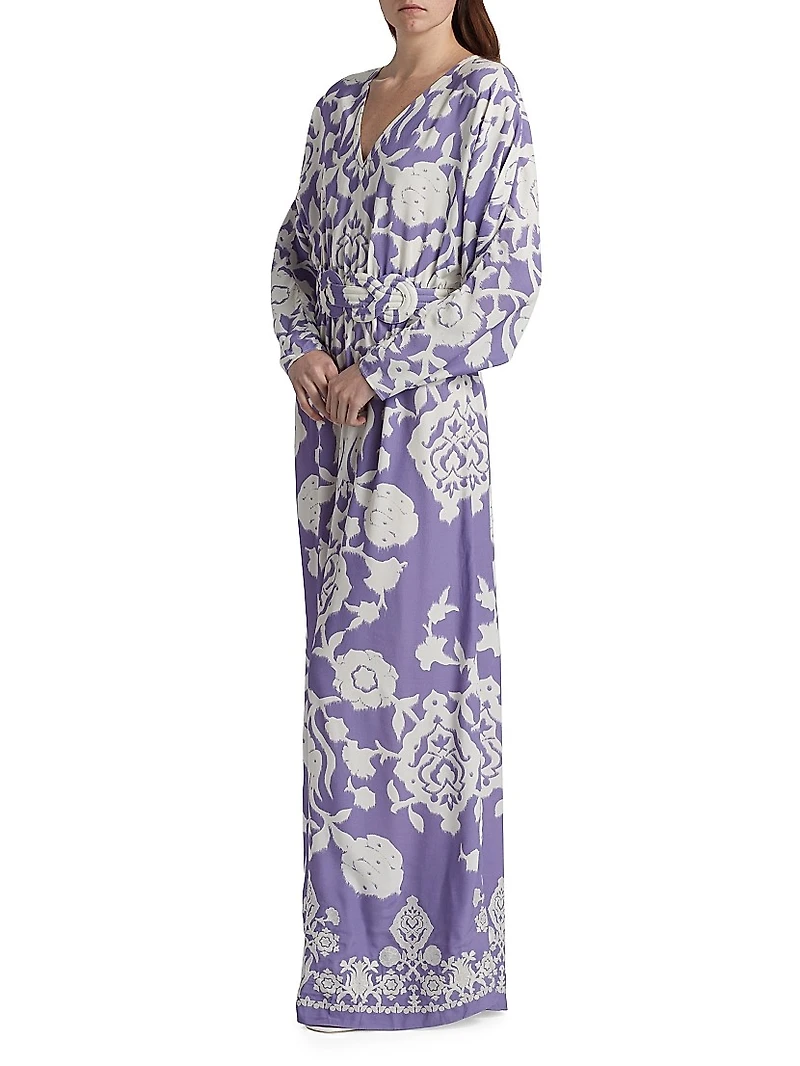 Calico Printed Maxi Dress