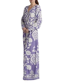 Calico Printed Maxi Dress