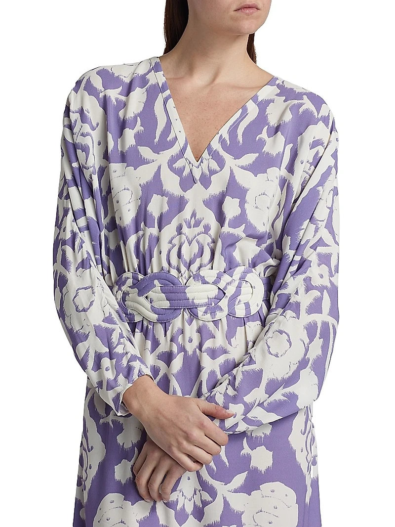 Calico Printed Maxi Dress