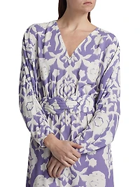 Calico Printed Maxi Dress