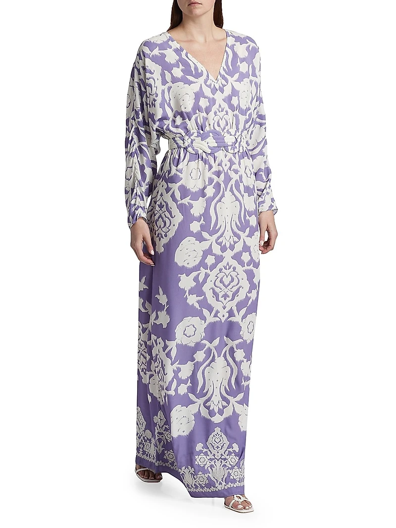 Calico Printed Maxi Dress