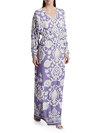 Calico Printed Maxi Dress