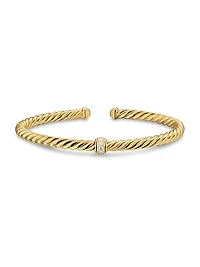 Cablespira Flex Station Bracelet 18K Yellow Gold
