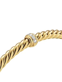 Cablespira Flex Station Bracelet 18K Yellow Gold