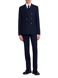 Double-Breasted Suit Jacket