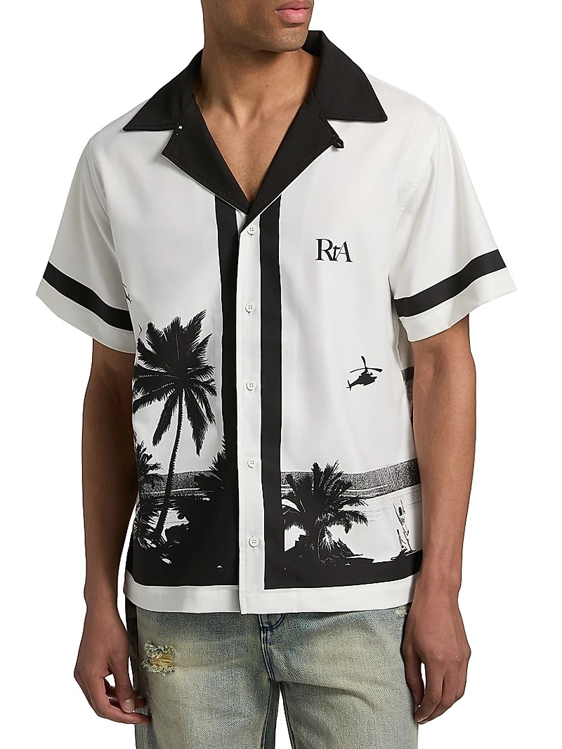 Paradise Vice Nathan Bowling Shirt