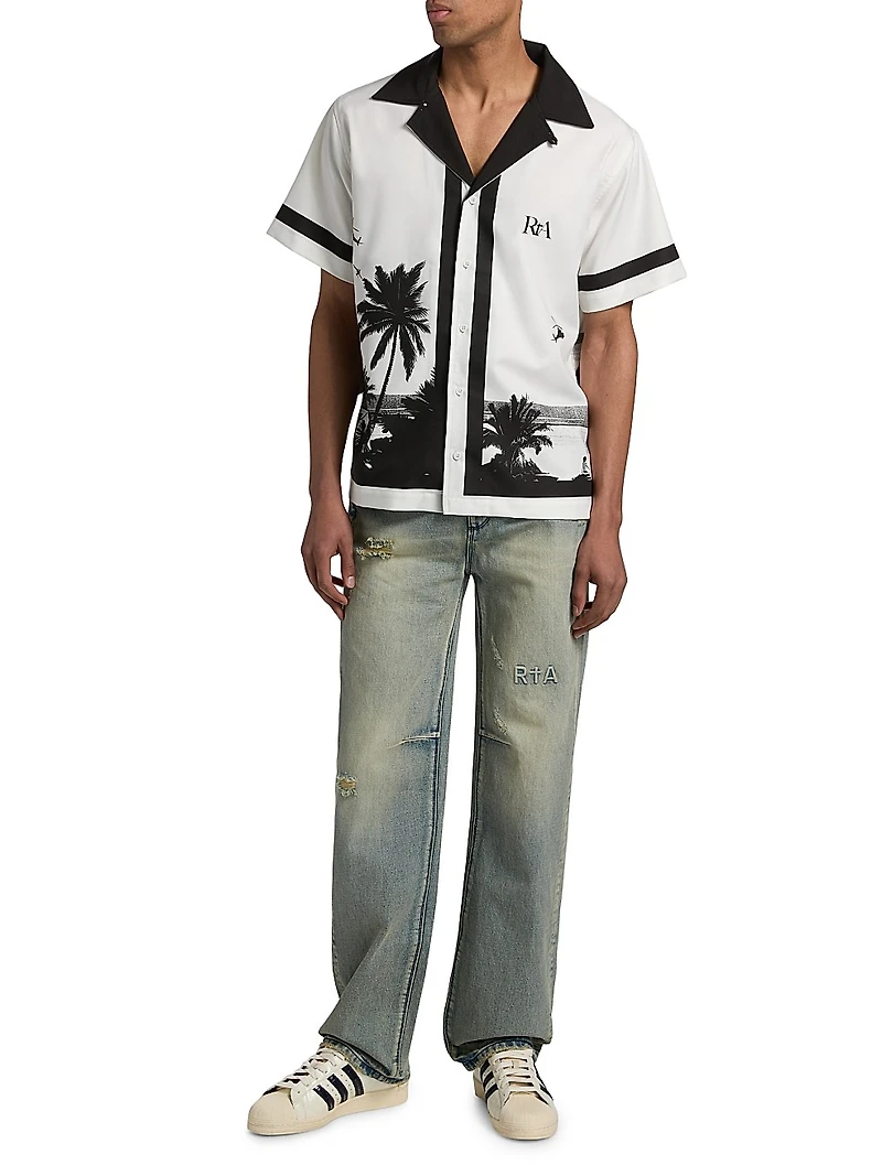 Paradise Vice Nathan Bowling Shirt