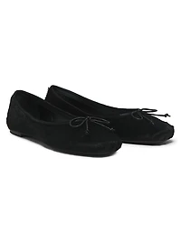 Charlotte Calf Hair Ballerina Flats