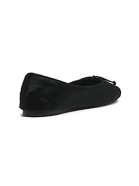 Charlotte Calf Hair Ballerina Flats