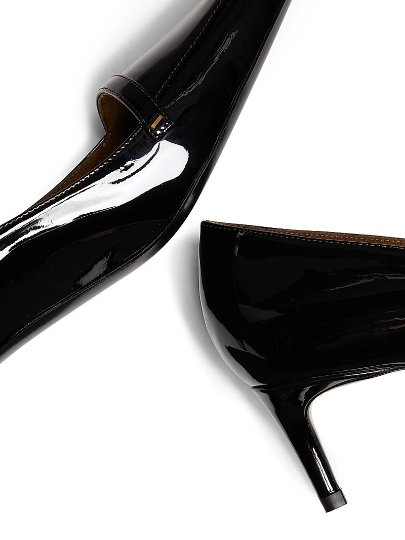 Celia 50MM Patent Leather Pumps