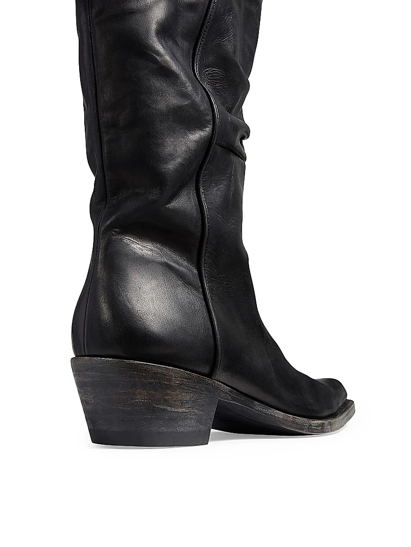 Clive Leather Boots
