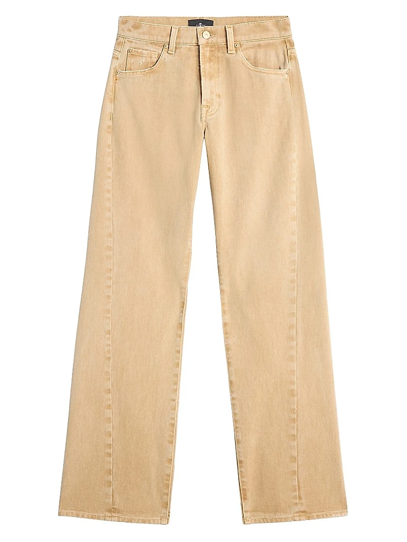 Twisted Tess Cotton Trousers