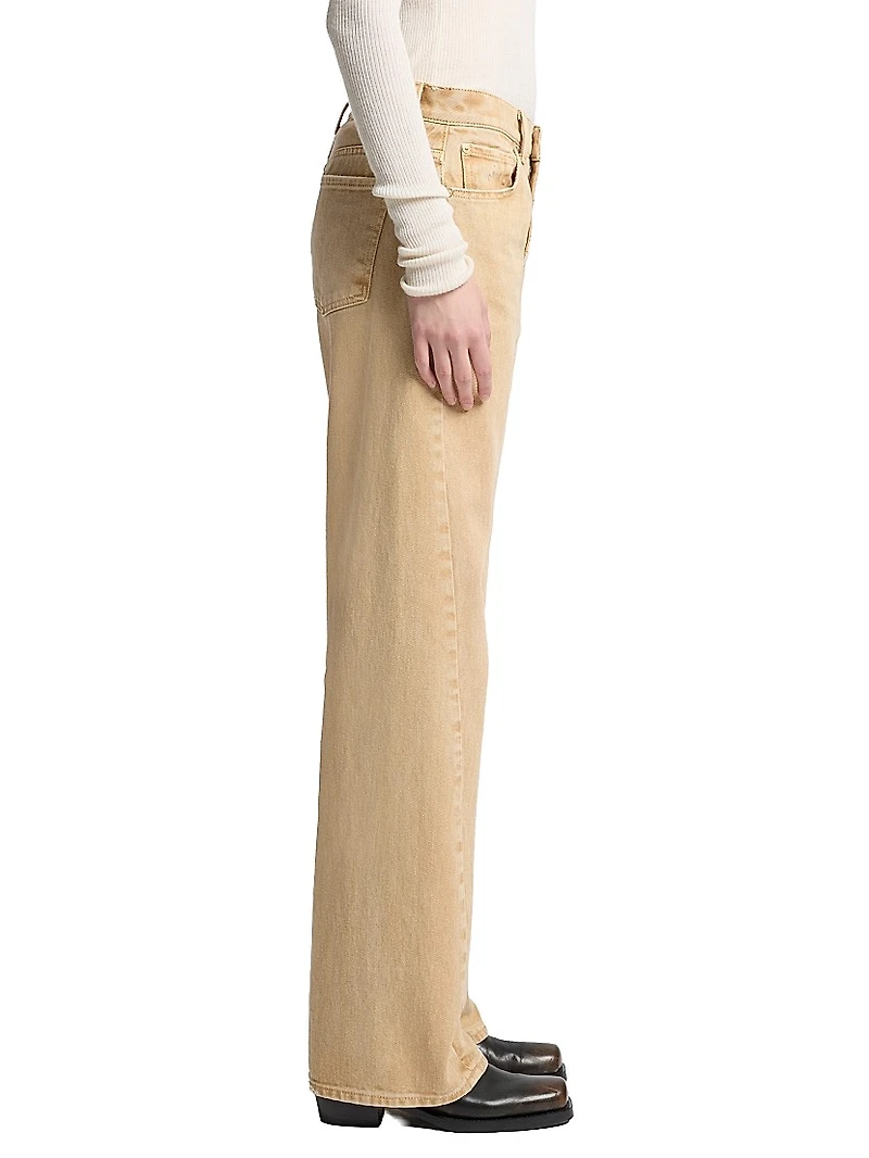 Twisted Tess Cotton Trousers