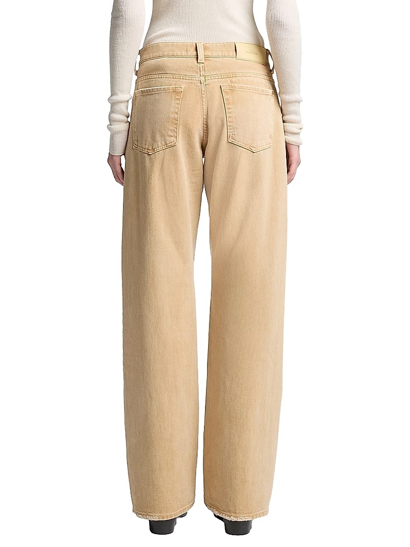 Twisted Tess Cotton Trousers