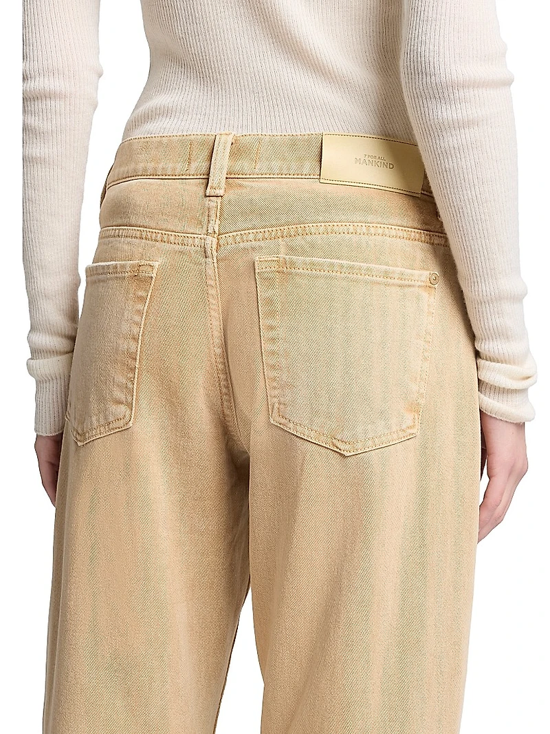 Twisted Tess Cotton Trousers
