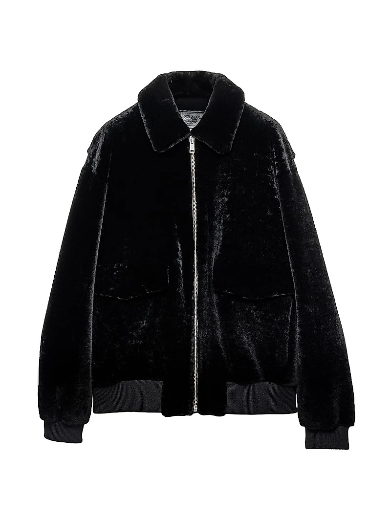 Shearling Bomber Jacket