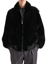 Shearling Bomber Jacket