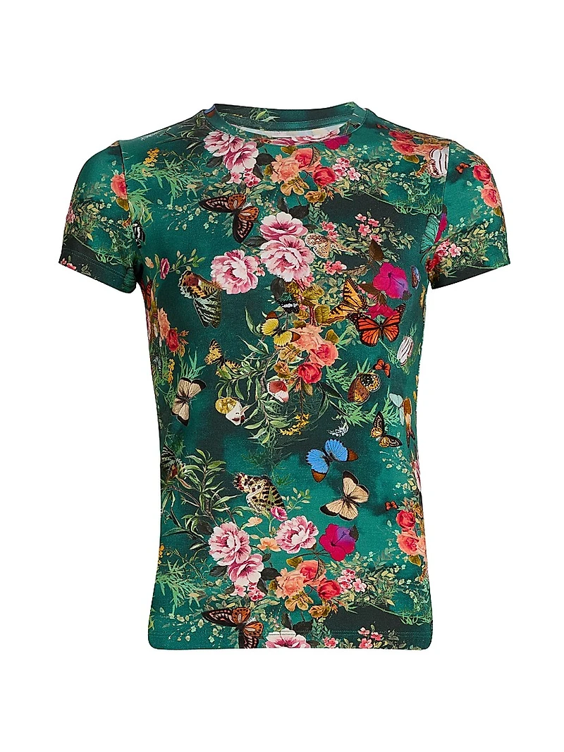 Ressi Butterfly Foral T-Shirt