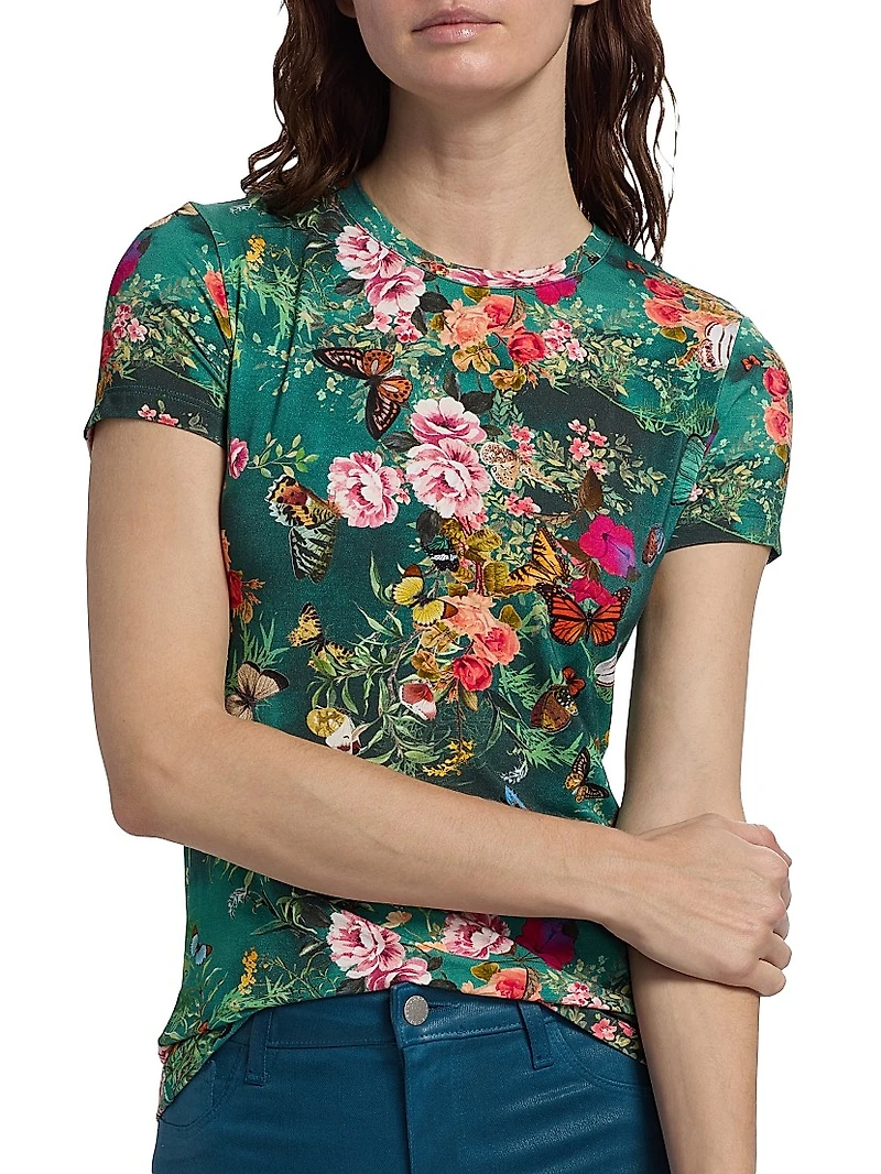 Ressi Butterfly Foral T-Shirt