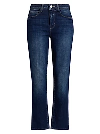 Celestia Cropped Ultra High-Rise Slim-Straight Jeans