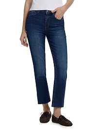 Celestia Cropped Ultra High-Rise Slim-Straight Jeans