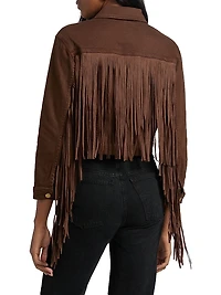 Koda Crop Fringe Jacket