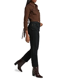 Koda Crop Fringe Jacket