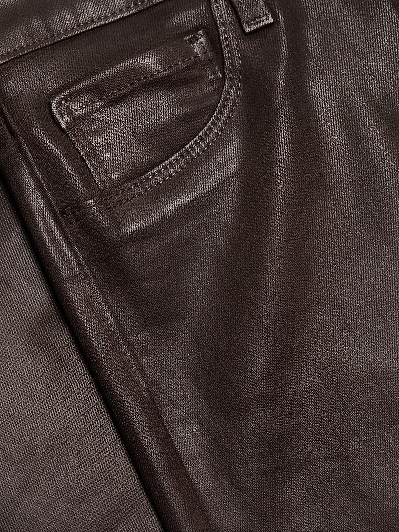 Marguerite Mid-Rise Coated Skinny Jeans