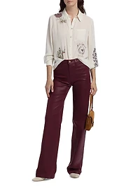 Clayton High-Rise Wide-Leg Jeans