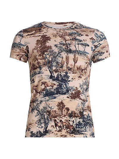 Ressi Western Crewneck T-Shirt