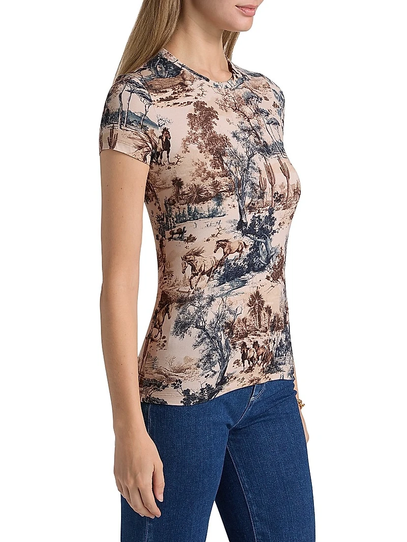 Ressi Western Crewneck T-Shirt