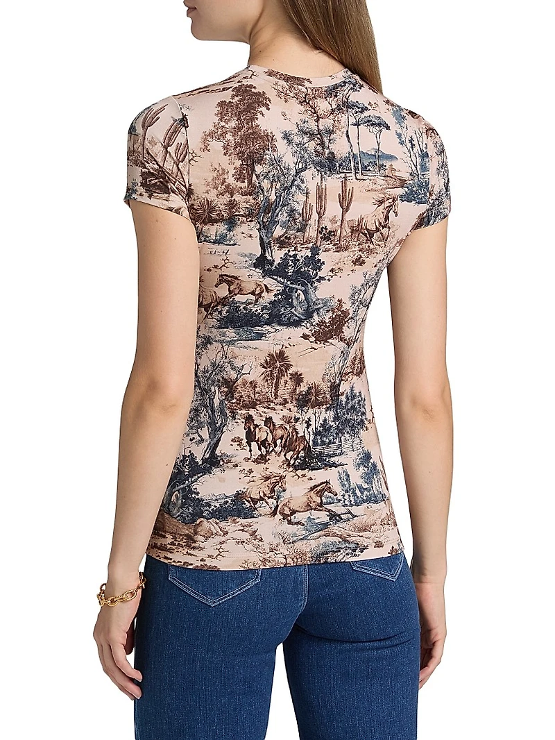 Ressi Western Crewneck T-Shirt