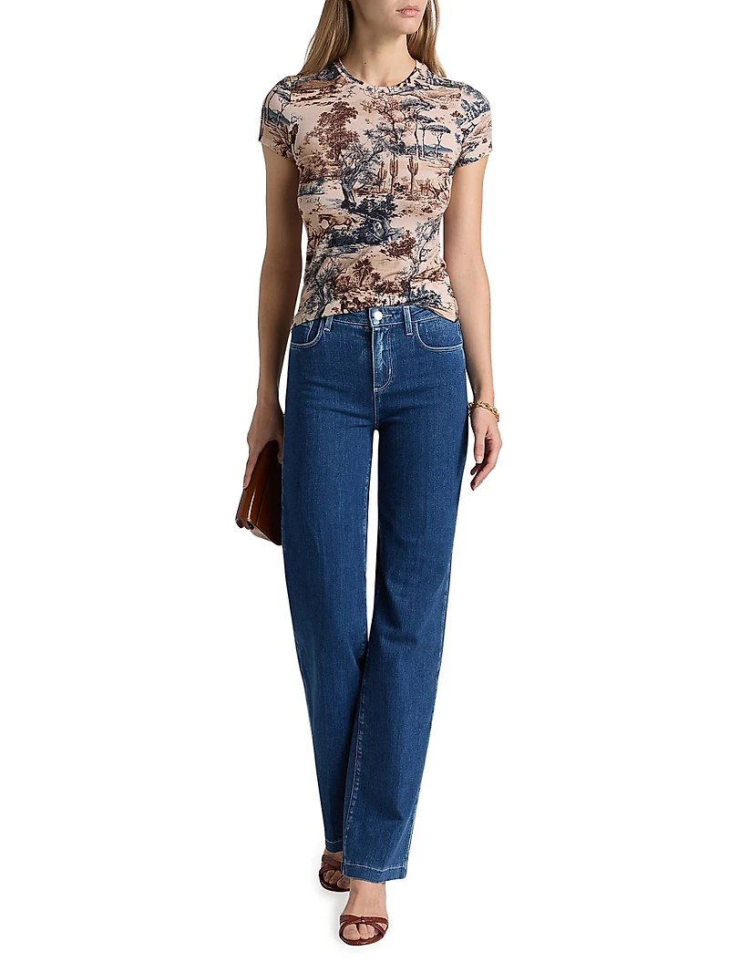Ressi Western Crewneck T-Shirt