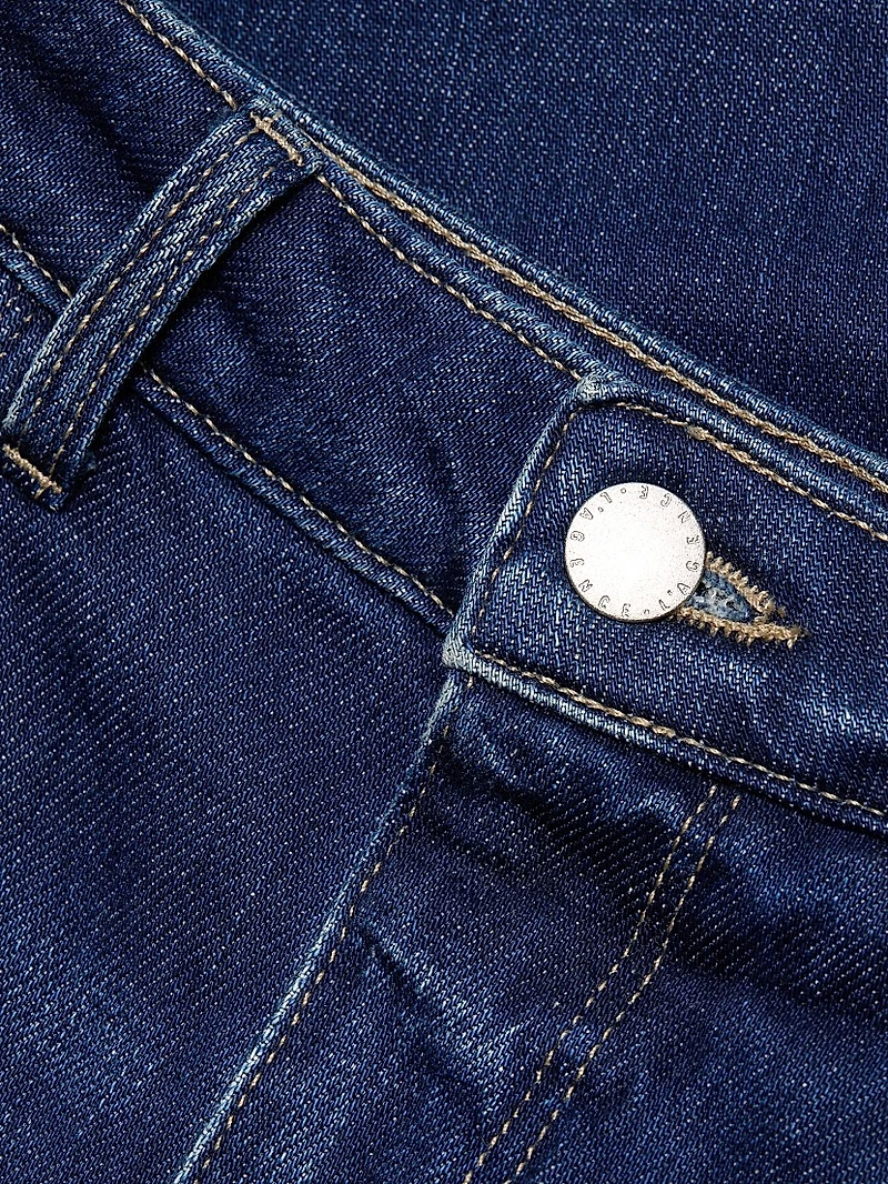 Scottie Denim High-Rise Wide-Leg Jeans