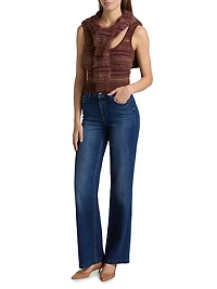 Scottie Denim High-Rise Wide-Leg Jeans