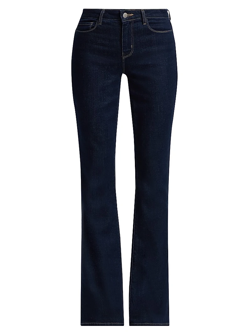 Selma High-Rise Sleek Boot-Cut Jeans