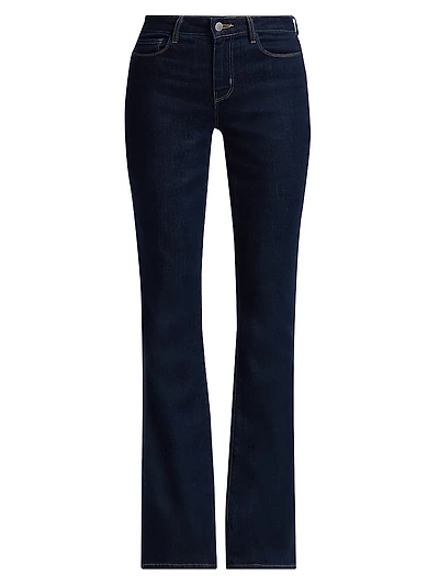 Selma High-Rise Sleek Boot-Cut Jeans