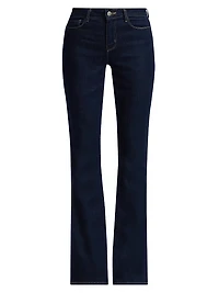 Selma High-Rise Sleek Boot-Cut Jeans