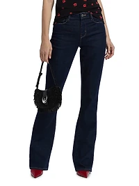 Selma High-Rise Sleek Boot-Cut Jeans