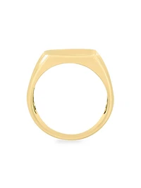 14K Yellow Gold Signet Ring