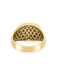 14K Yellow Gold Signet Ring