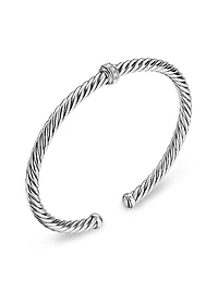 Cable Flex Station Bracelet Sterling Silver